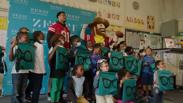 Arik Armstead and Zenni Eyewear Host Storytime in Sacramento - Zenni Gives