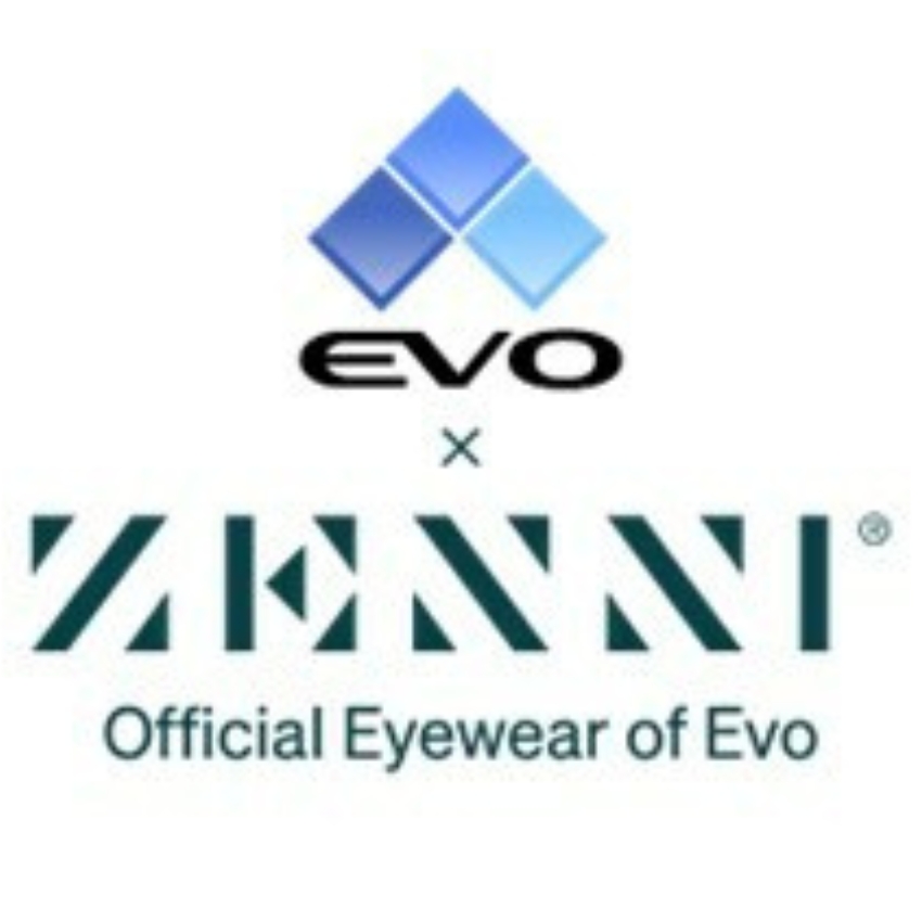 Evo x Zenni. Official Eyewear of Evo.