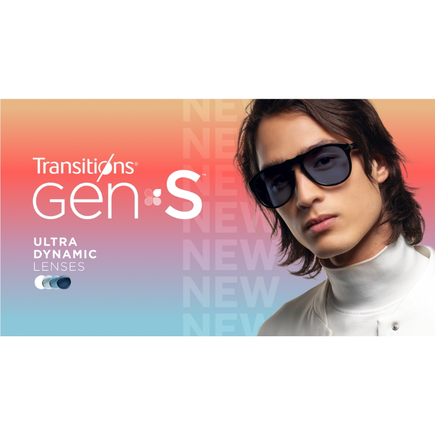 Transitions® Gen 8 S Ultra Dynamic Lenses. NEW NEW NEW NEW NEW.