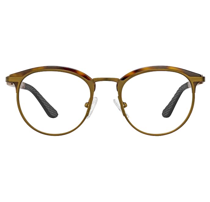 Zenni brown round glasses I AM KIND #1912925